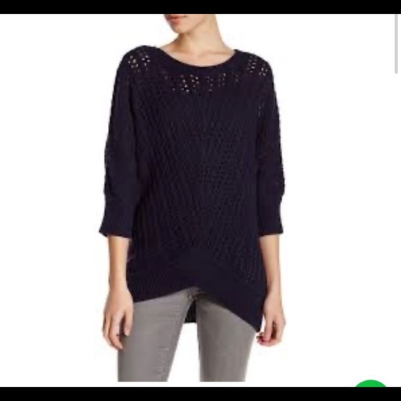 cupcakes & cashmere Sweaters - cupcakes and cashmere NWT knit sweater/navy.